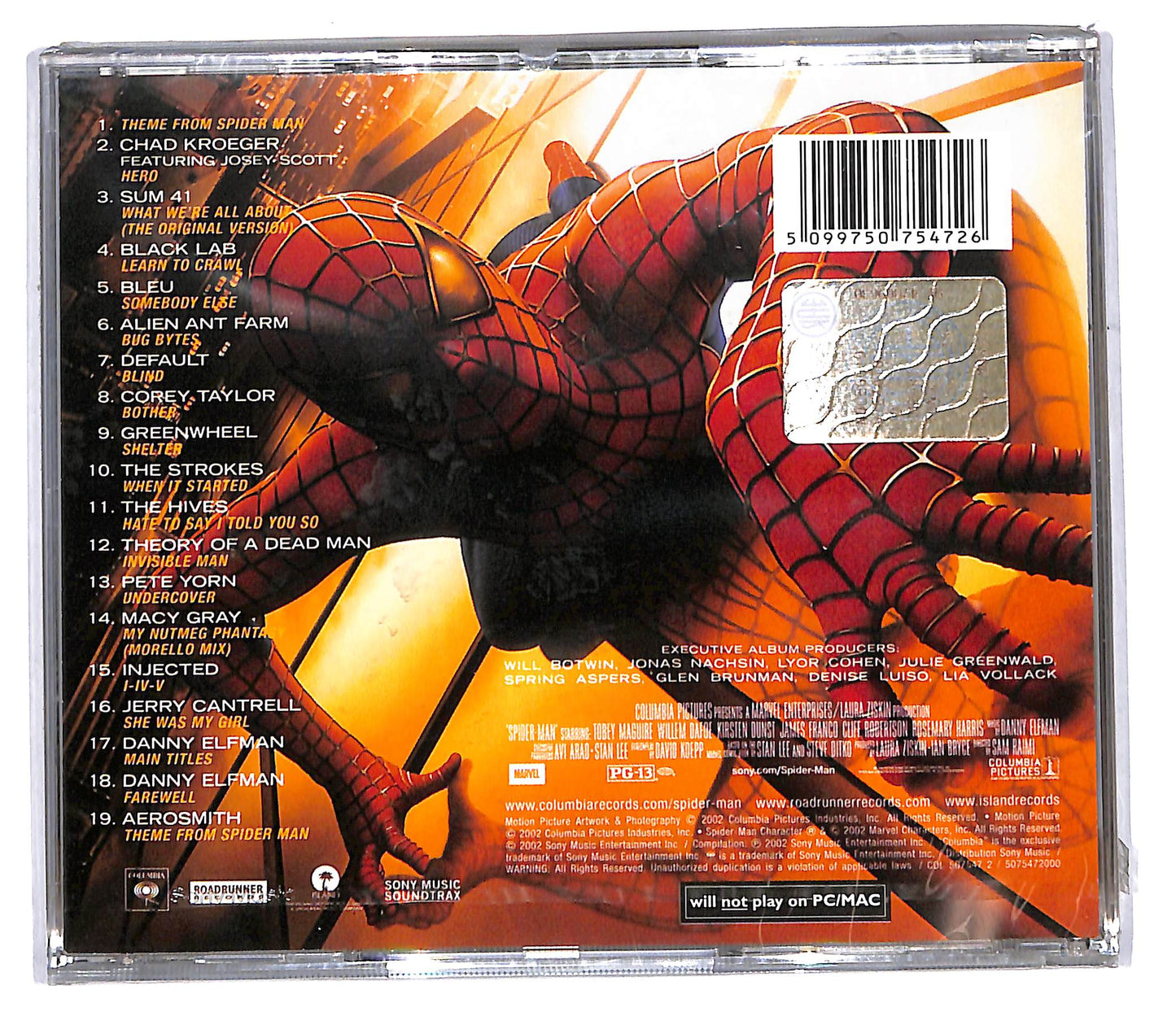 EBOND Various - Music From And Inspired By Spider-Man CD CD108308