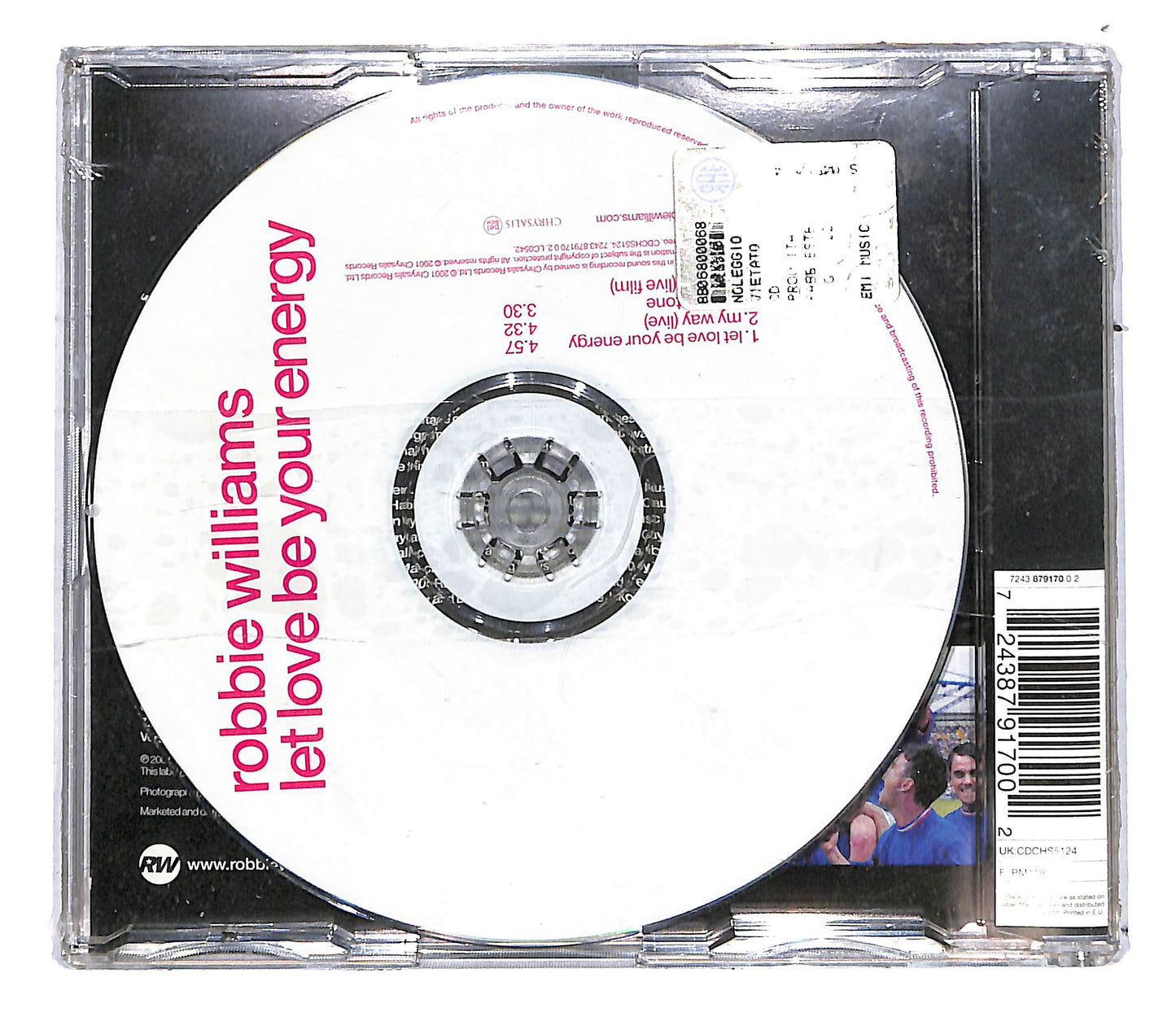 EBOND Robbie Williams - Let Love Be Your Energy CD CD108311
