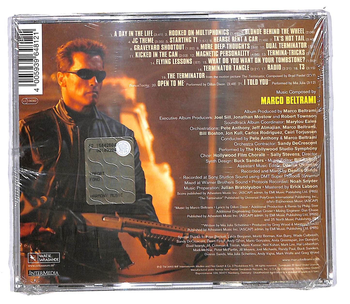 EBOND Marco Beltrami - Terminator 3: Rise Of The Machines Soundtrack CD CD108319