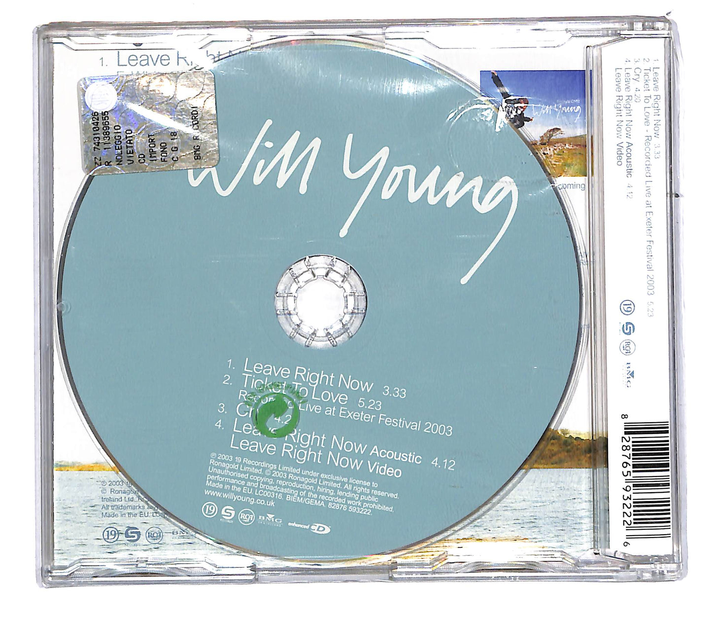 EBOND Will Young - Leave Right Now CD CD108326