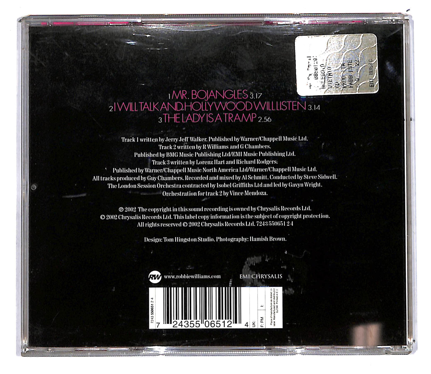 EBOND Robbie Williams - Mr. Bojangles CD CD108401