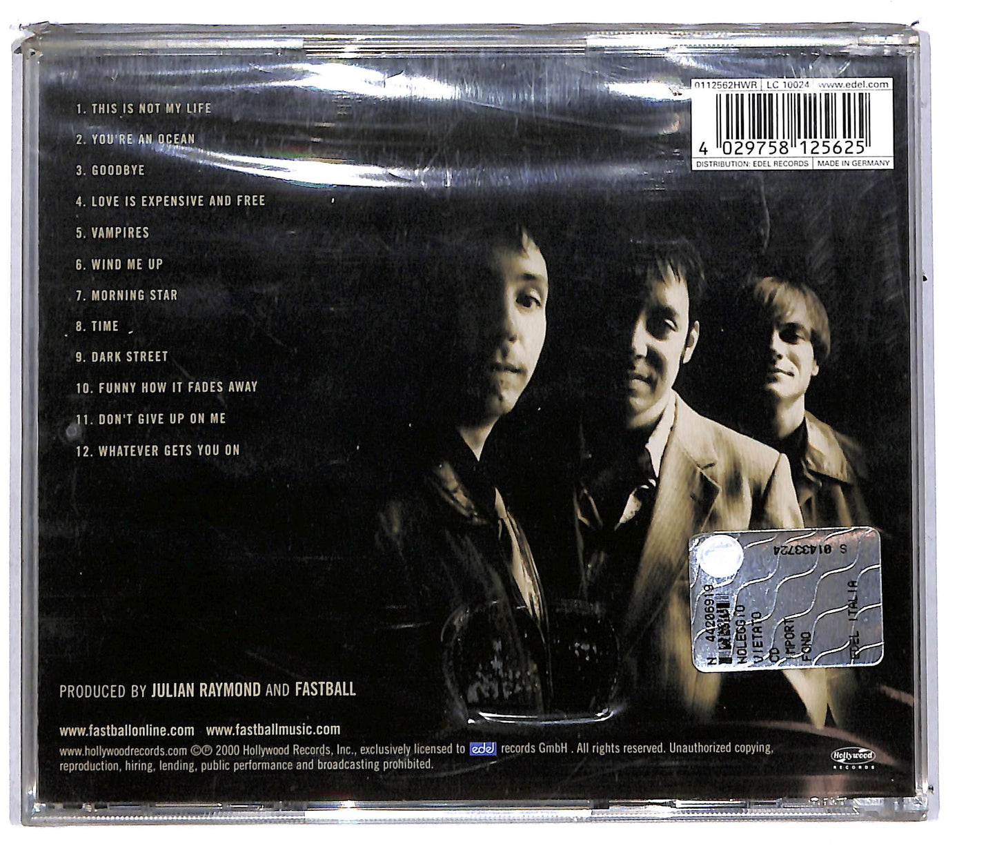 EBOND Fastball - The Harsh Light Of Day CD CD108411