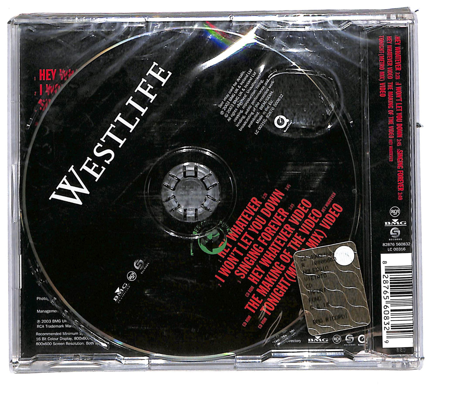 EBOND Westlife - Hey Whatever CD CD108433