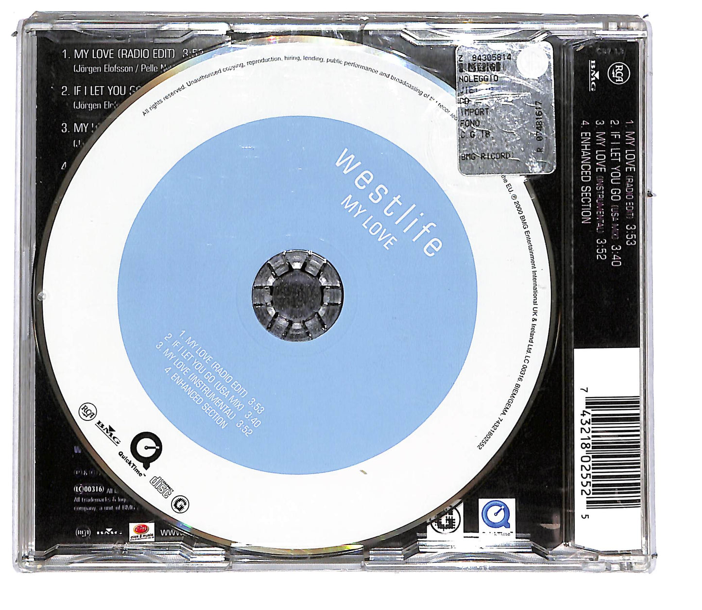 EBOND Westlife - My Love CD CD108434