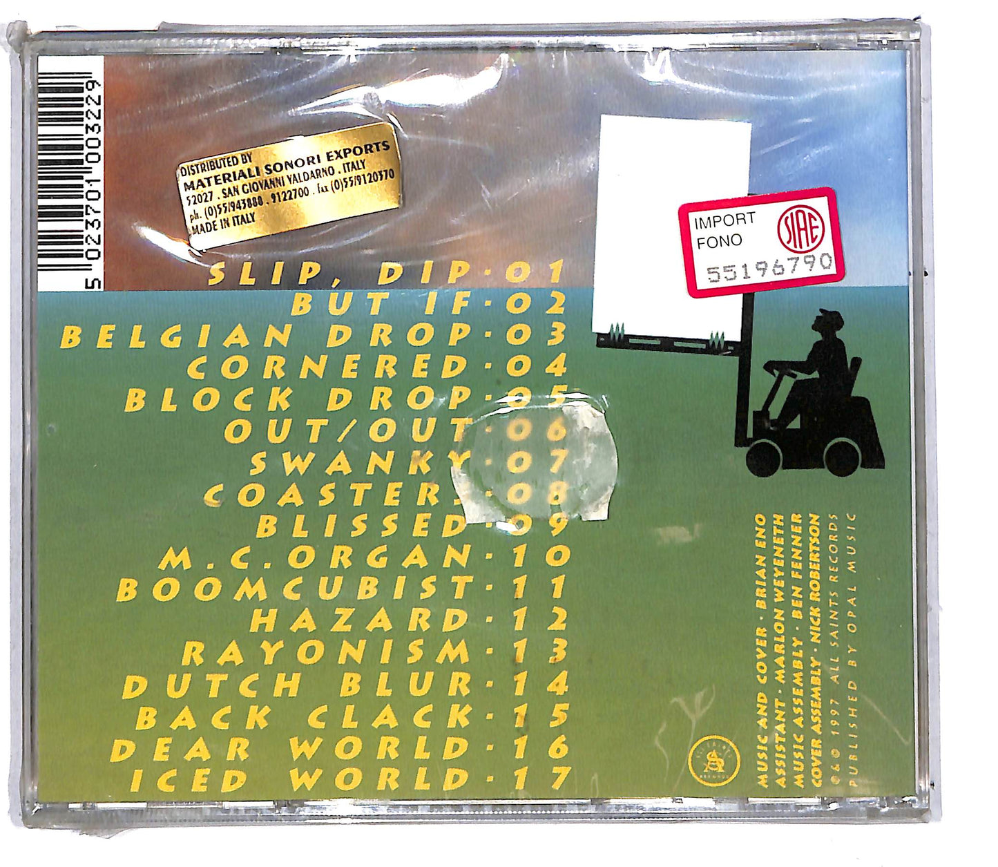 EBOND Brian Eno - The Drop CD CD108441