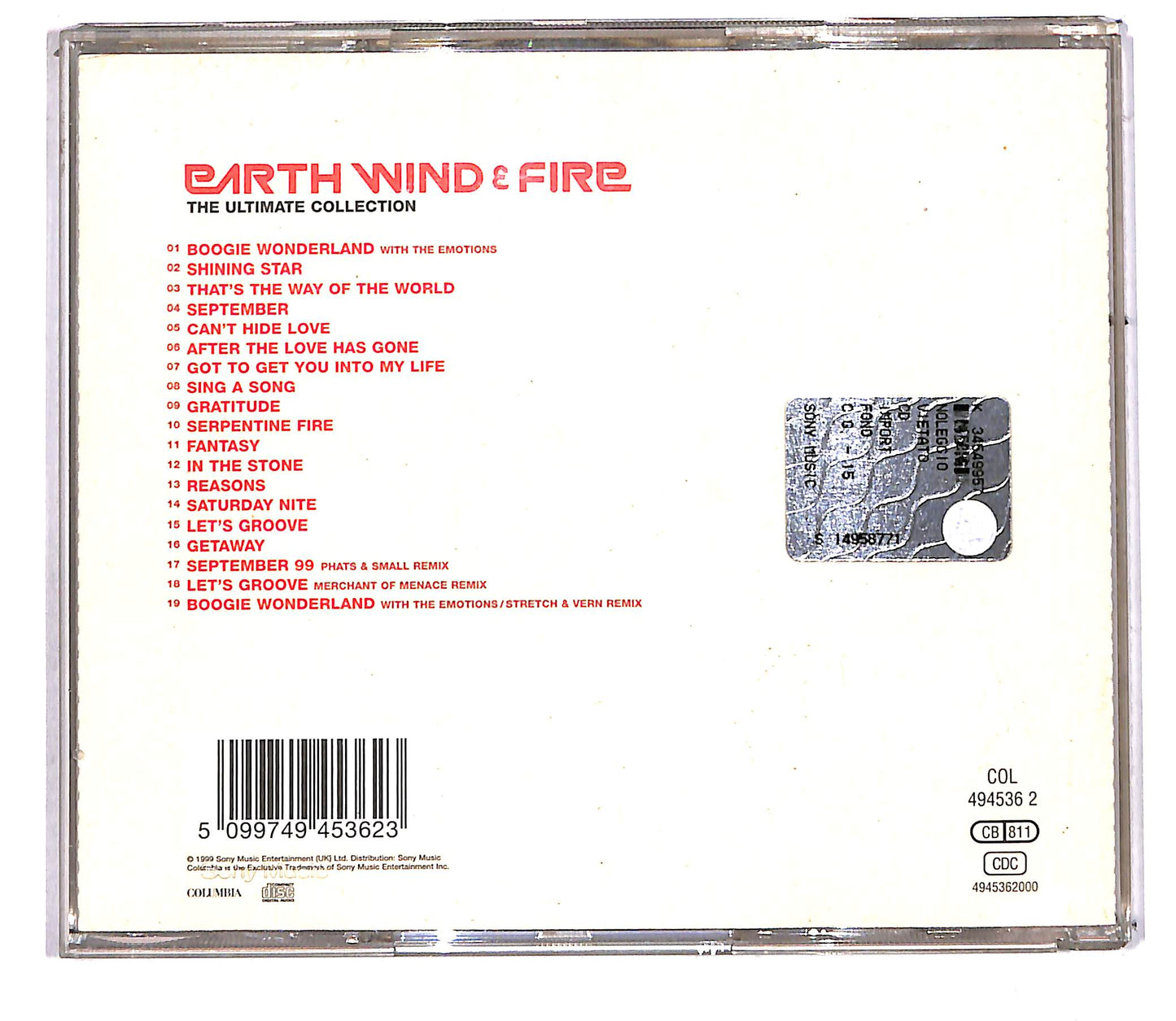 EBOND Earth, Wind & Fire - The Ultimate Collection CD CD108462
