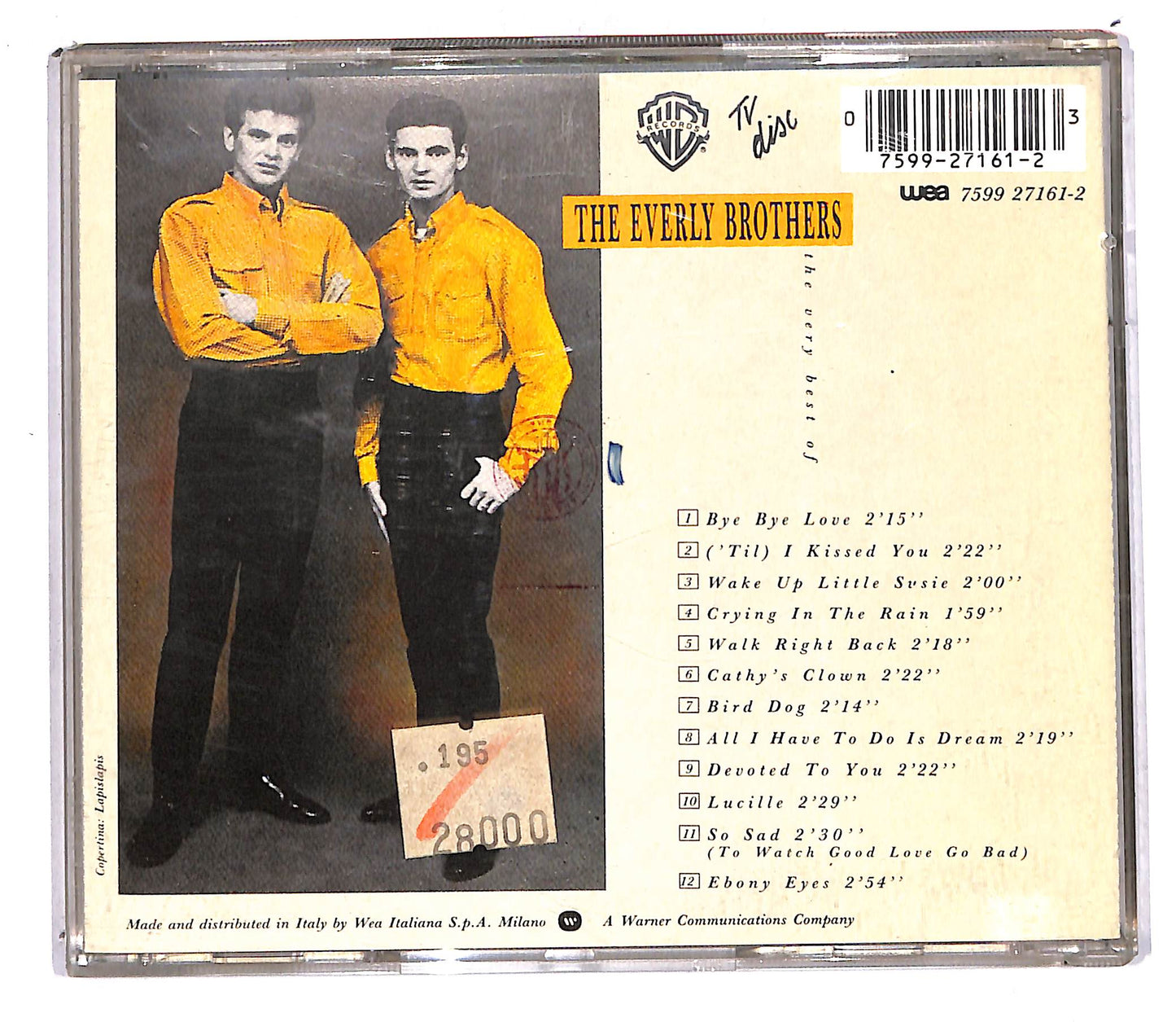 EBOND Everly Brothers - The Very Best Of CD CD108503