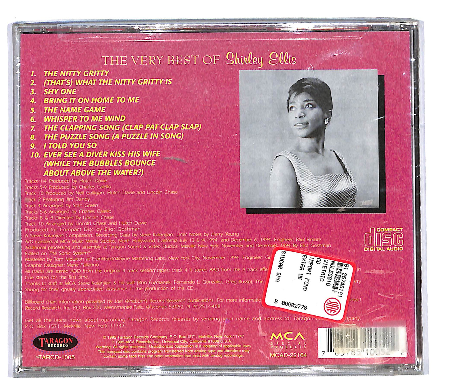 EBOND Shirley Ellis - The Very Best Of Shirley Ellis CD CD108553