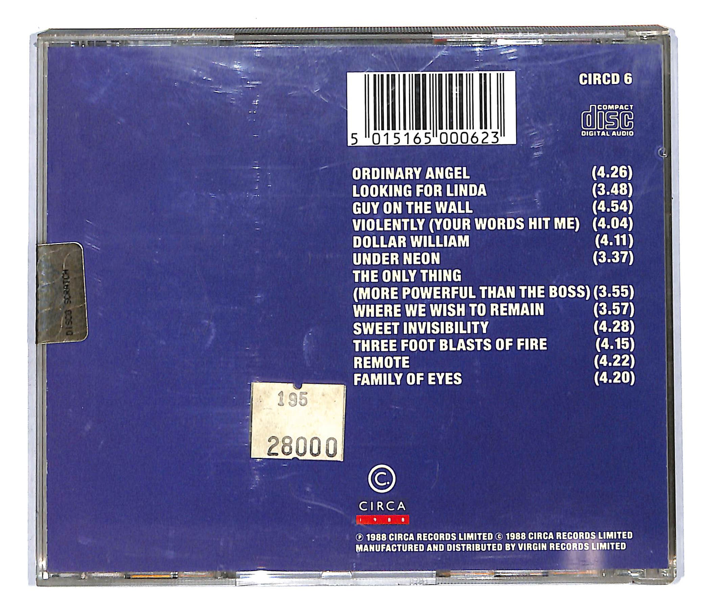 EBOND Hue And Cry - Remote CD CD108626