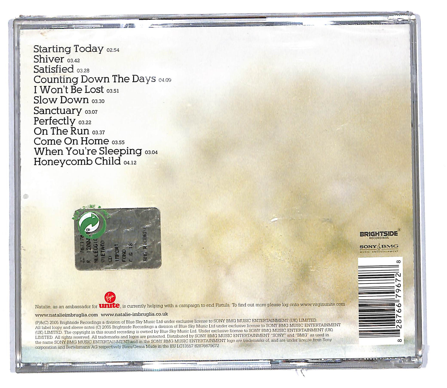 EBOND Natalie Imbruglia - Counting Down The Days CD CD108633