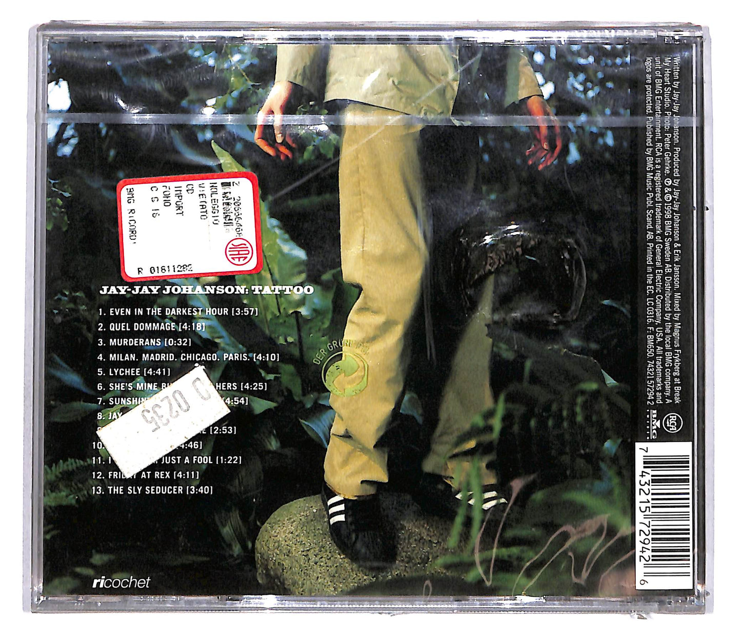 EBOND Jay-Jay Johanson - Tattoo CD CD108662