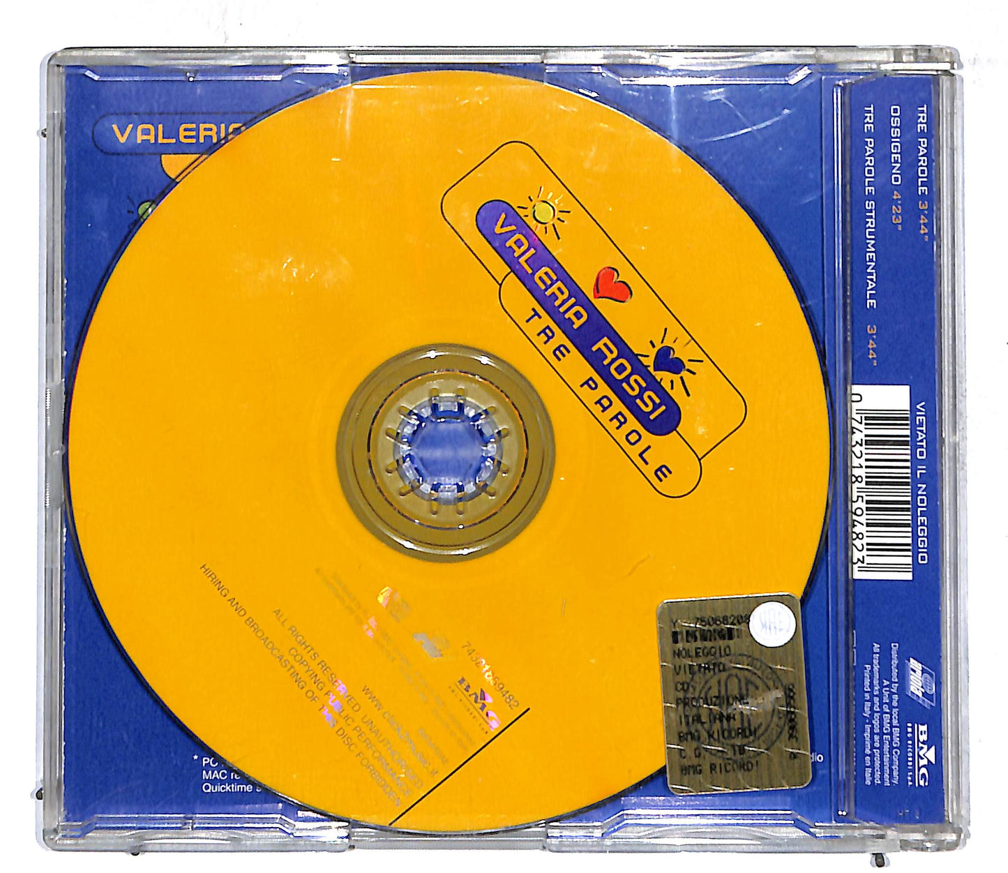 EBOND Valeria Rossi - Tre Parole CD CD108707