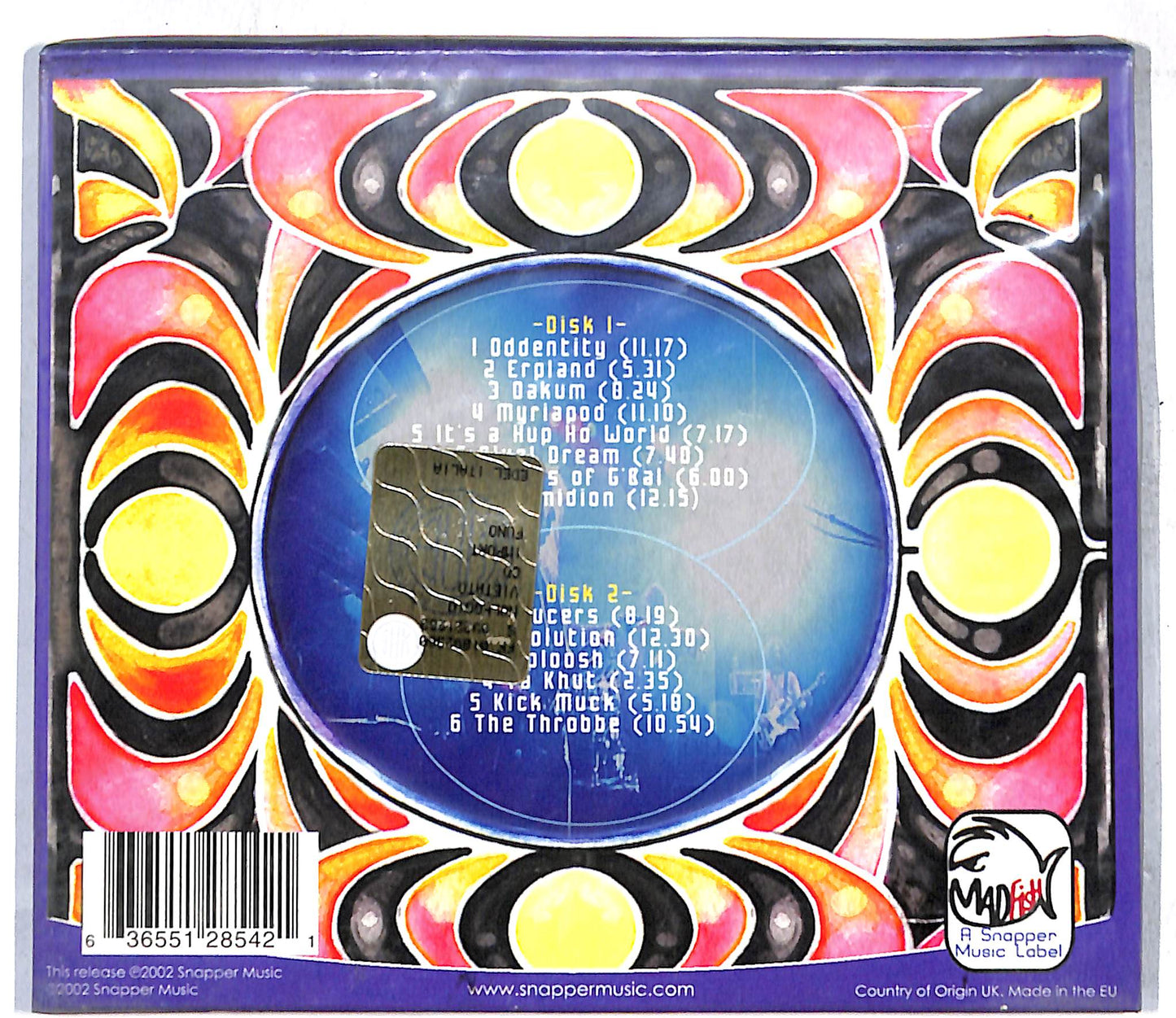 EBOND Ozric Tentacles - Live At The Pongmasters Ball CD CD108805