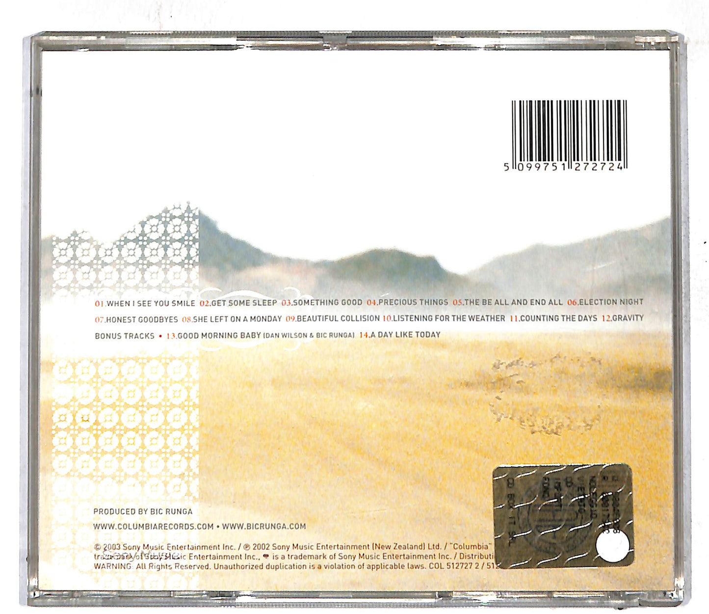 EBOND Bic Runga - Beautiful Collision CD CD108835