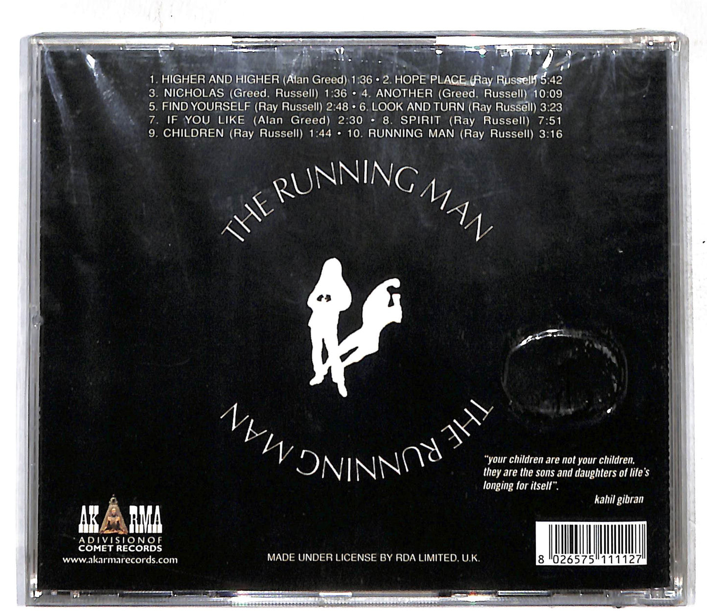 EBOND The Running Man - The Running Man CD CD108837