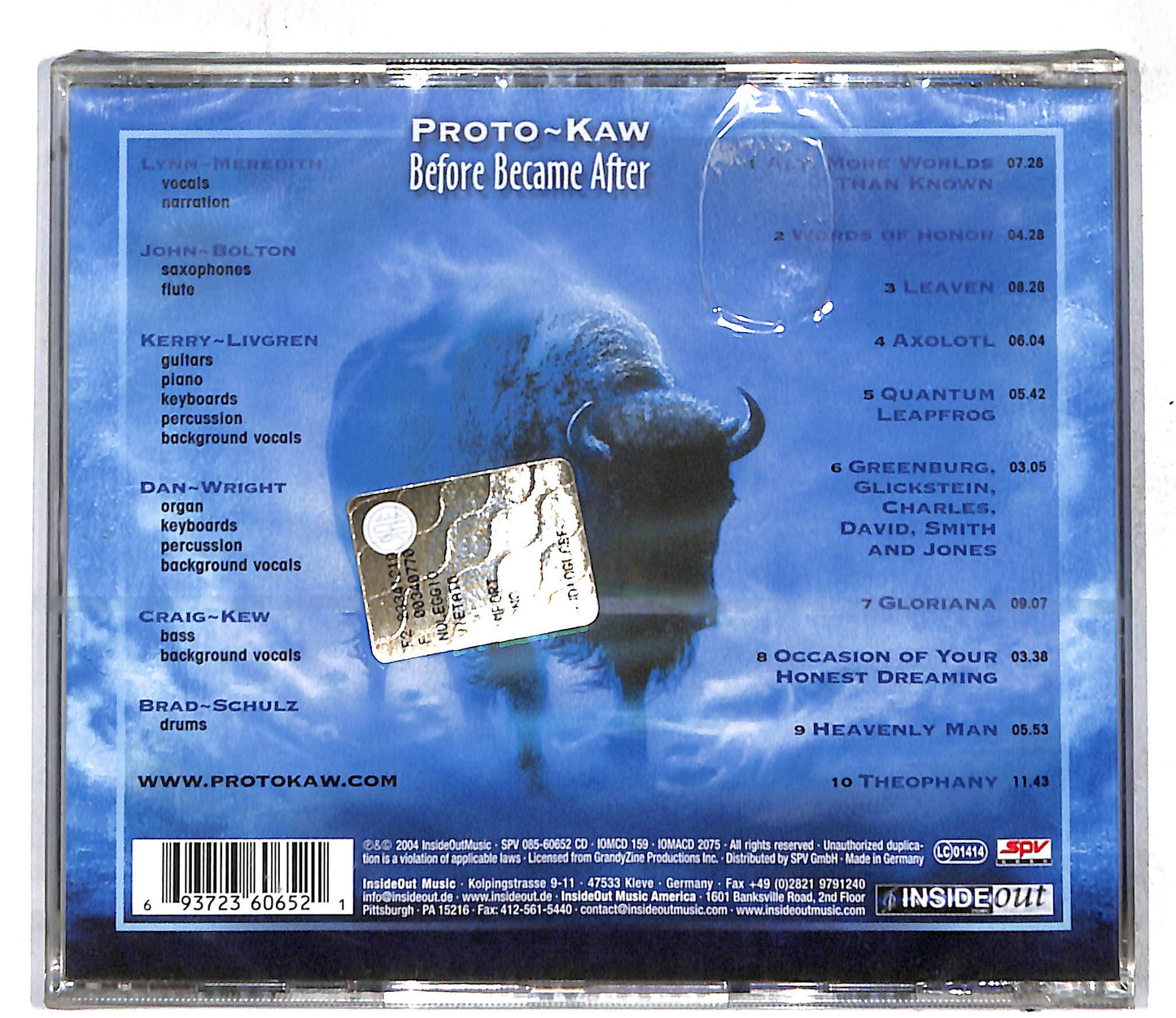 EBOND Proto-Kaw - Before Became After CD CD108849