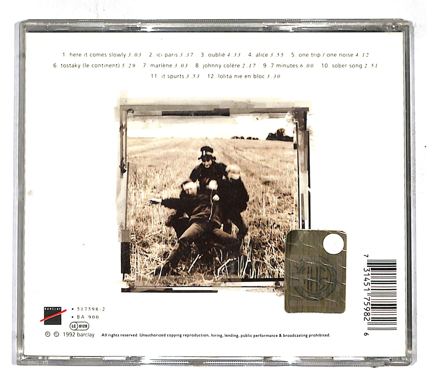 EBOND Noir Desir - Tostaky CD CD108902