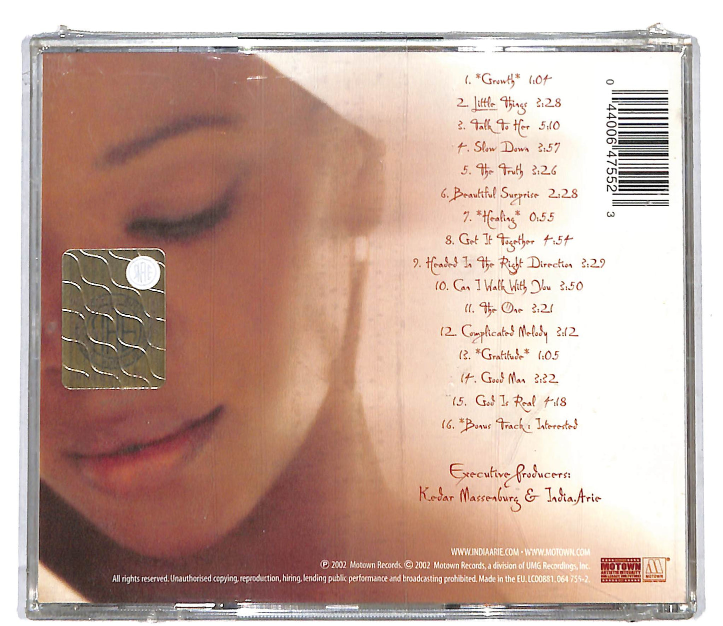 EBOND India.Arie - Voyage To India CD CD108930