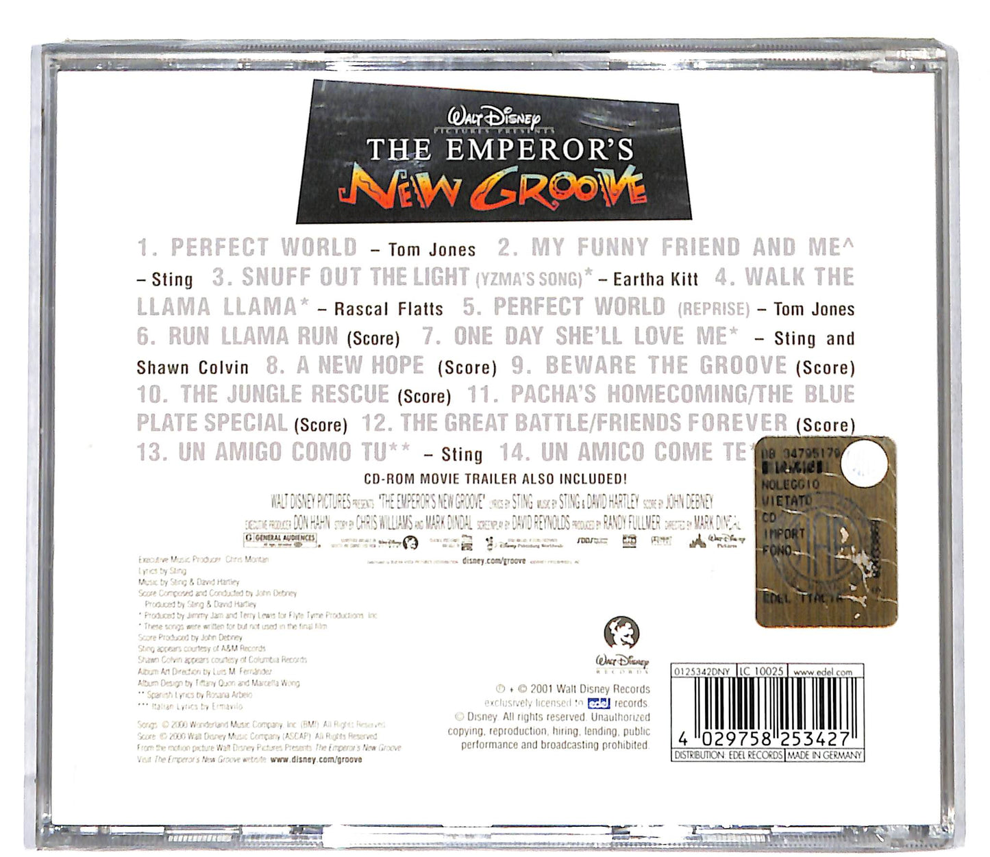 EBOND John Debney , Various - The Emperor's New Groove CD CD109009