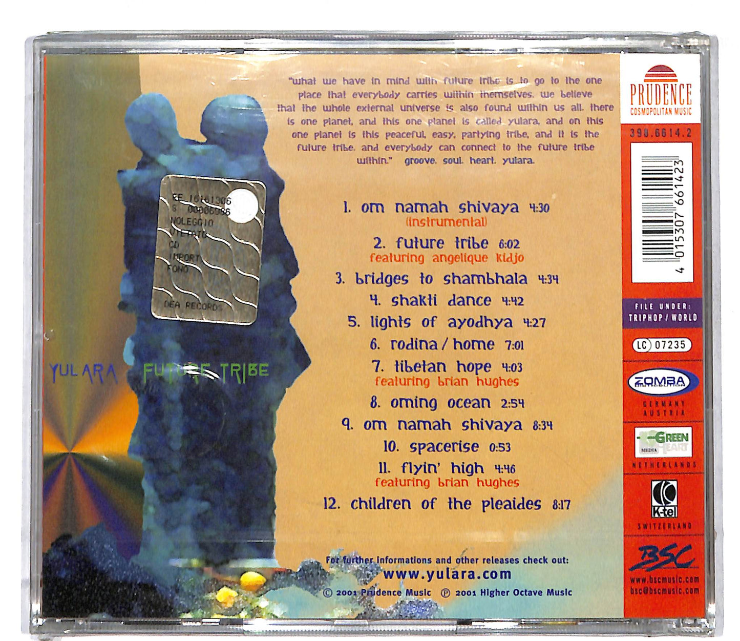 EBOND Yulara - Future Tribe CD CD109026