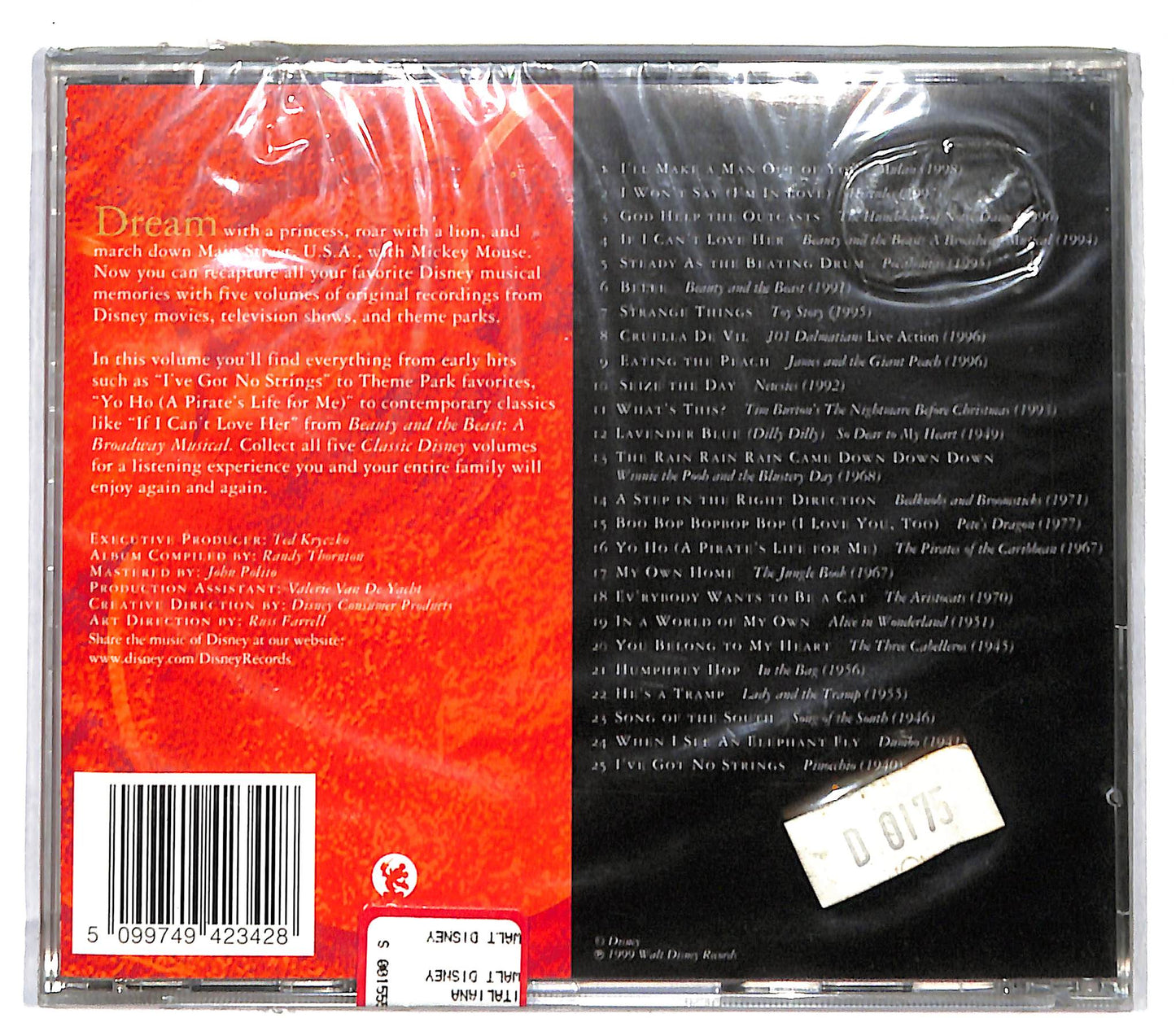 EBOND Various - Classic Disney Volume V CD CD109031
