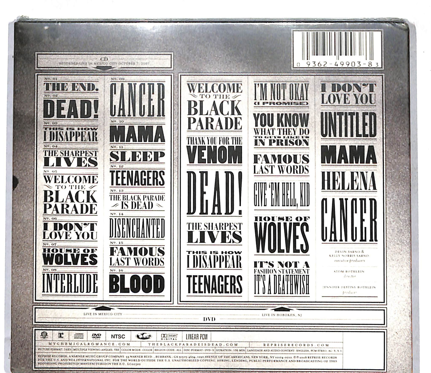 EBOND My Chemical Romance - The Black Parade Is Dead! CD CD109041