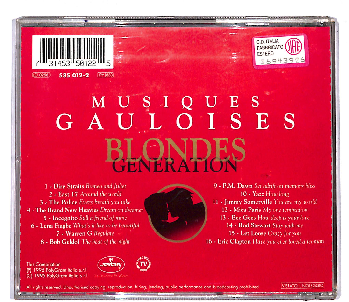 EBOND Various - Musiques Gauloises - Blondes Generation CD CD109119