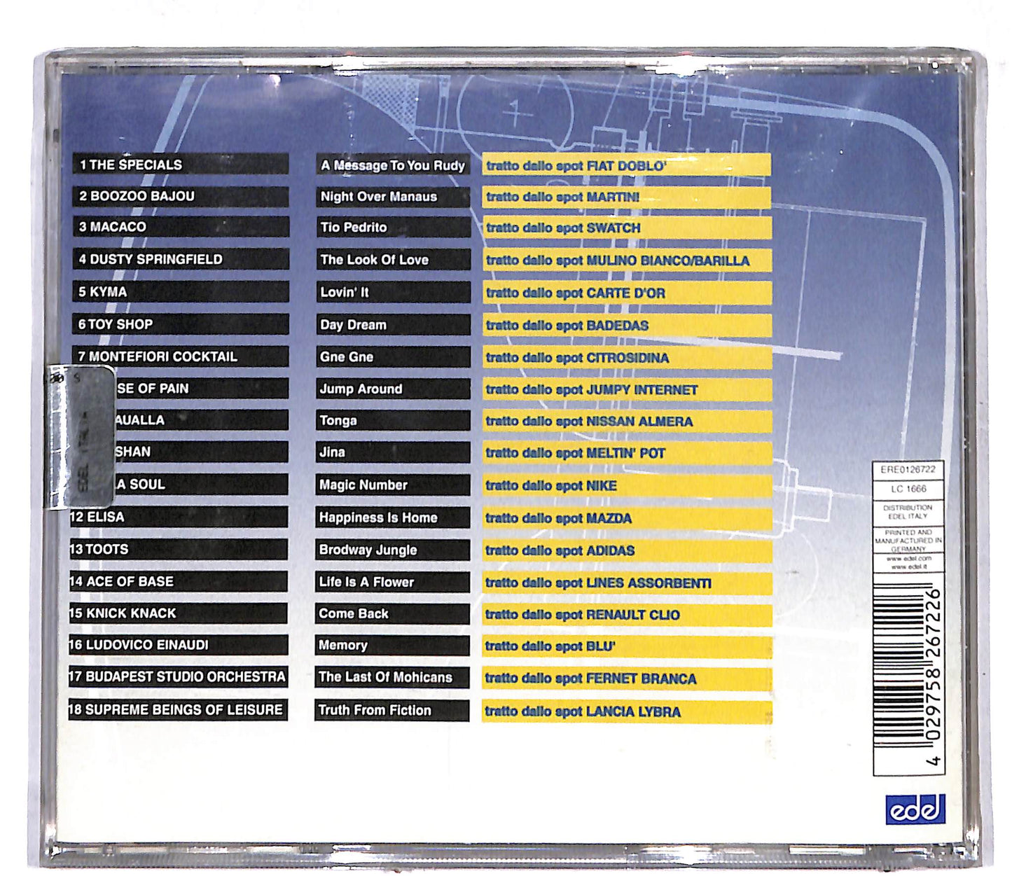 EBOND Spot Collection Volume 1 CD CD109156