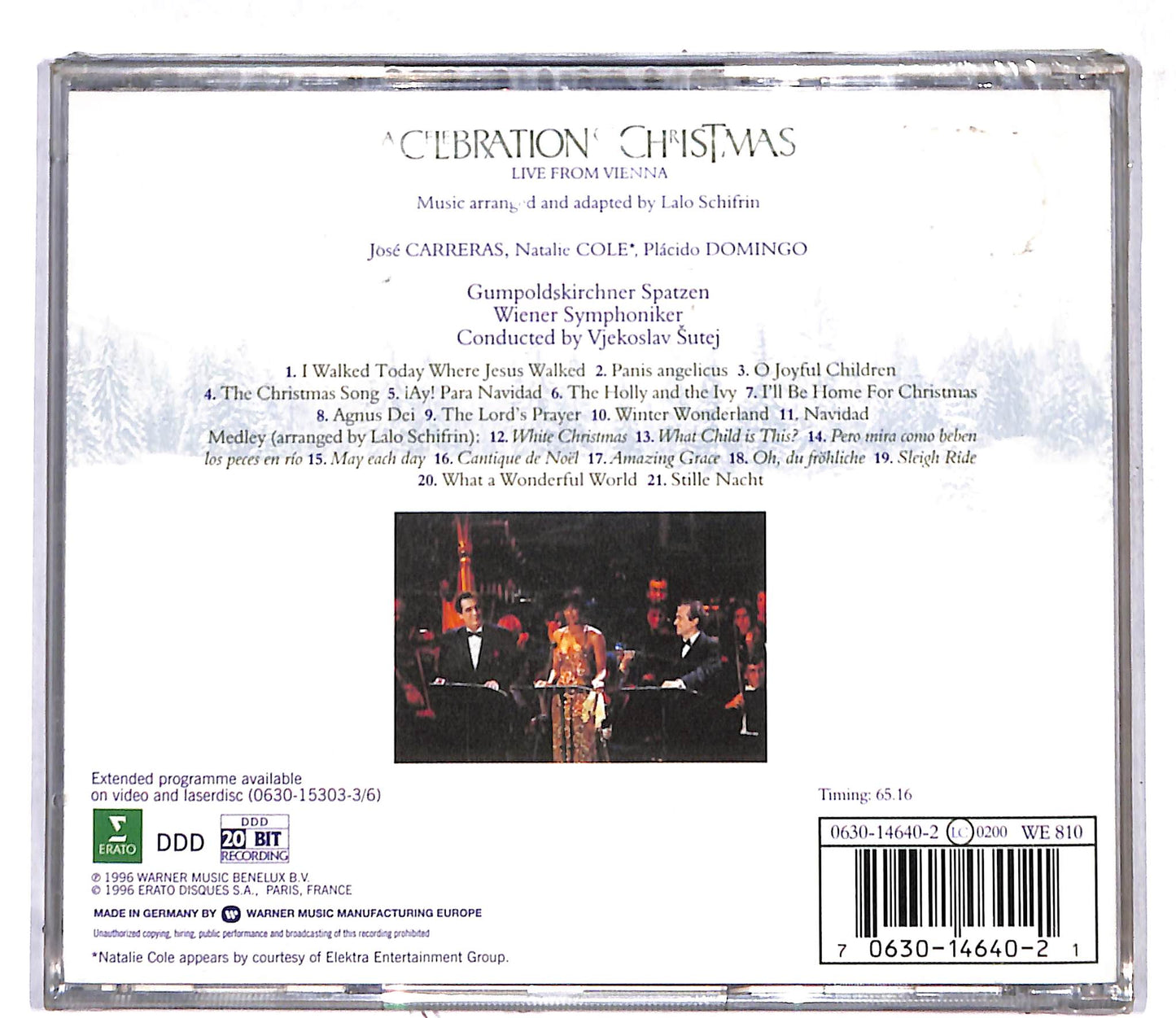EBOND Carreras, Natalie Cole, Domingo - A Celebration Of Christmas CD CD109202