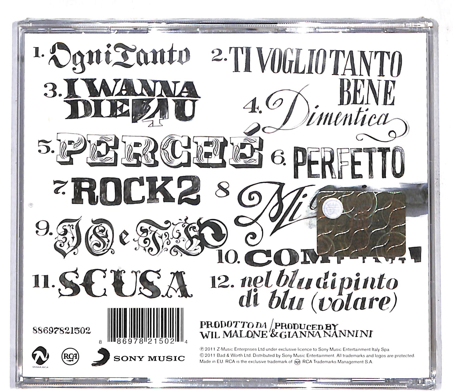 EBOND Gianna Nannini - Io E Te CD CD109308