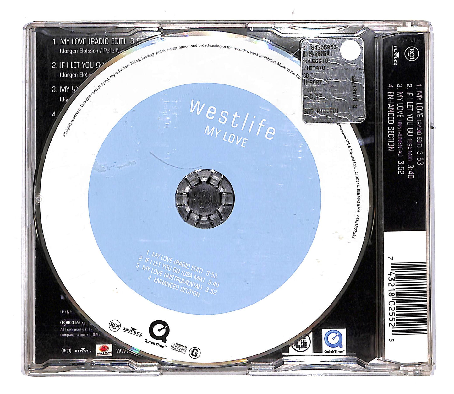 EBOND Westlife - My Love CD CD109516