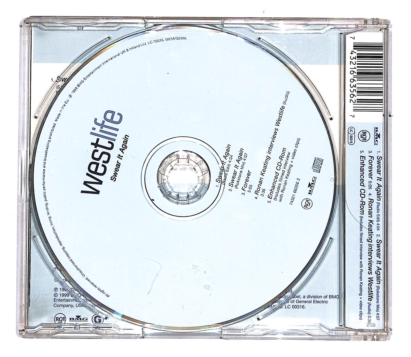 EBOND Westlife - Swear It Again CD CD109517