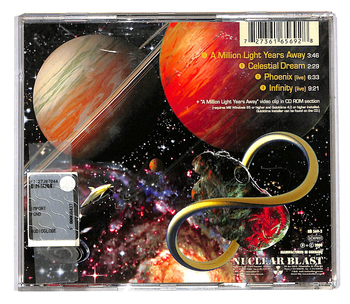 EBOND Stratovarius - A Million Light Years Away CD CD109606