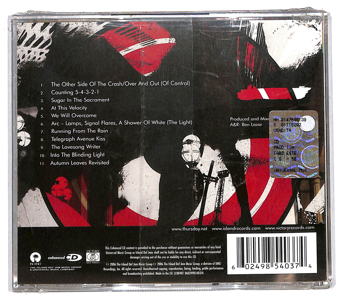 EBOND Thursday - A City By The Light Divided CD CD109610