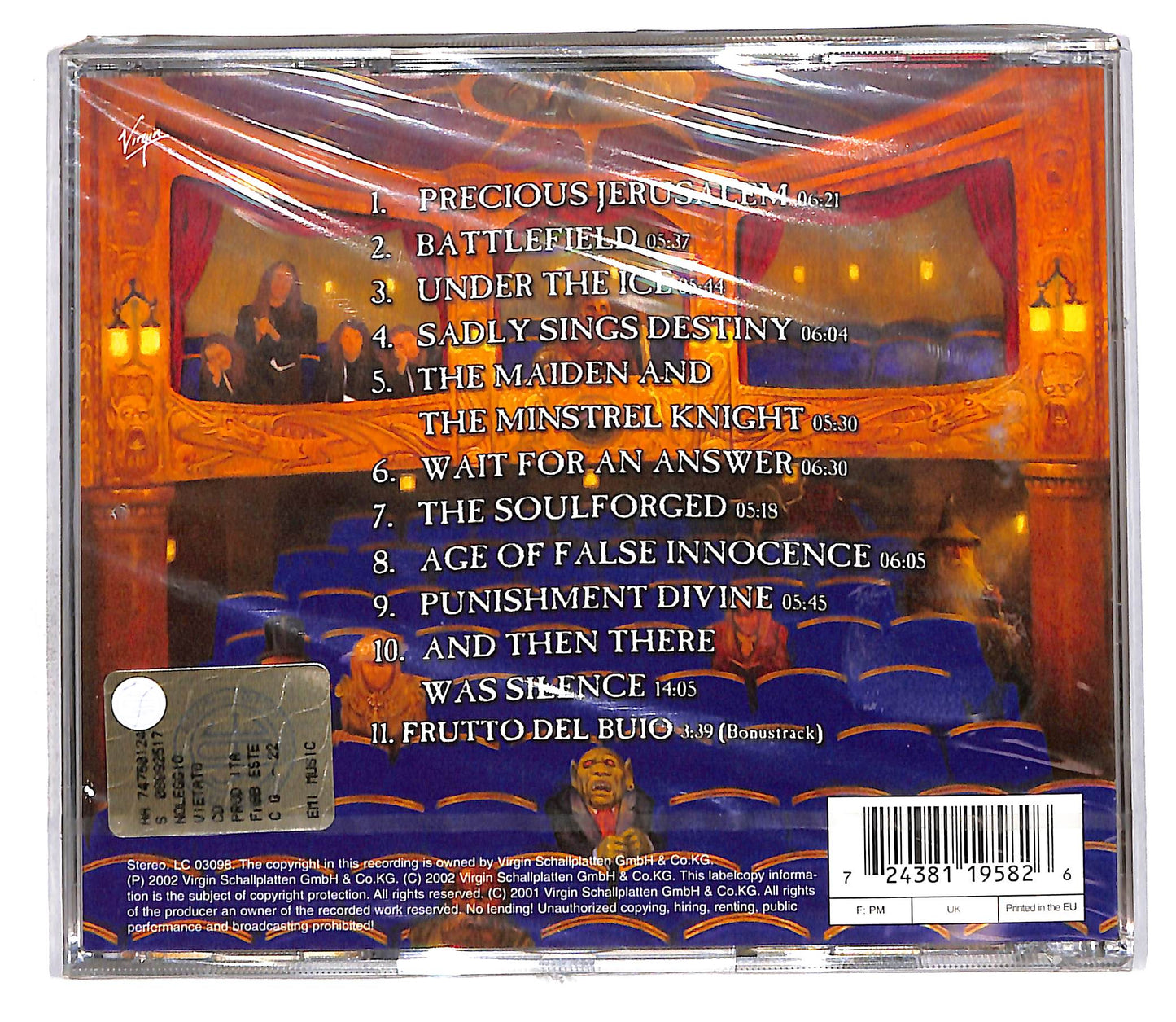 EBOND Blind Guardian - A Night At The Opera CD CD109657