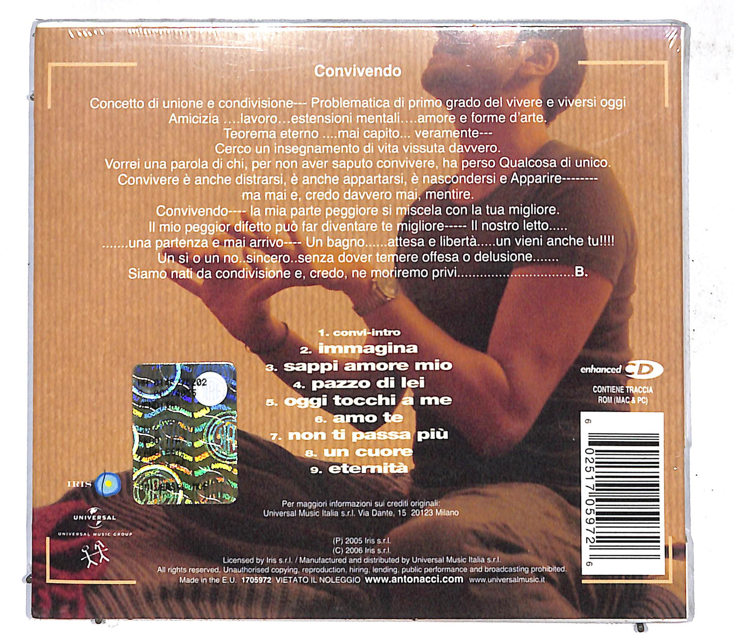 EBOND Biagio Antonacci - Convivendo (Parte 2) CD CD109715
