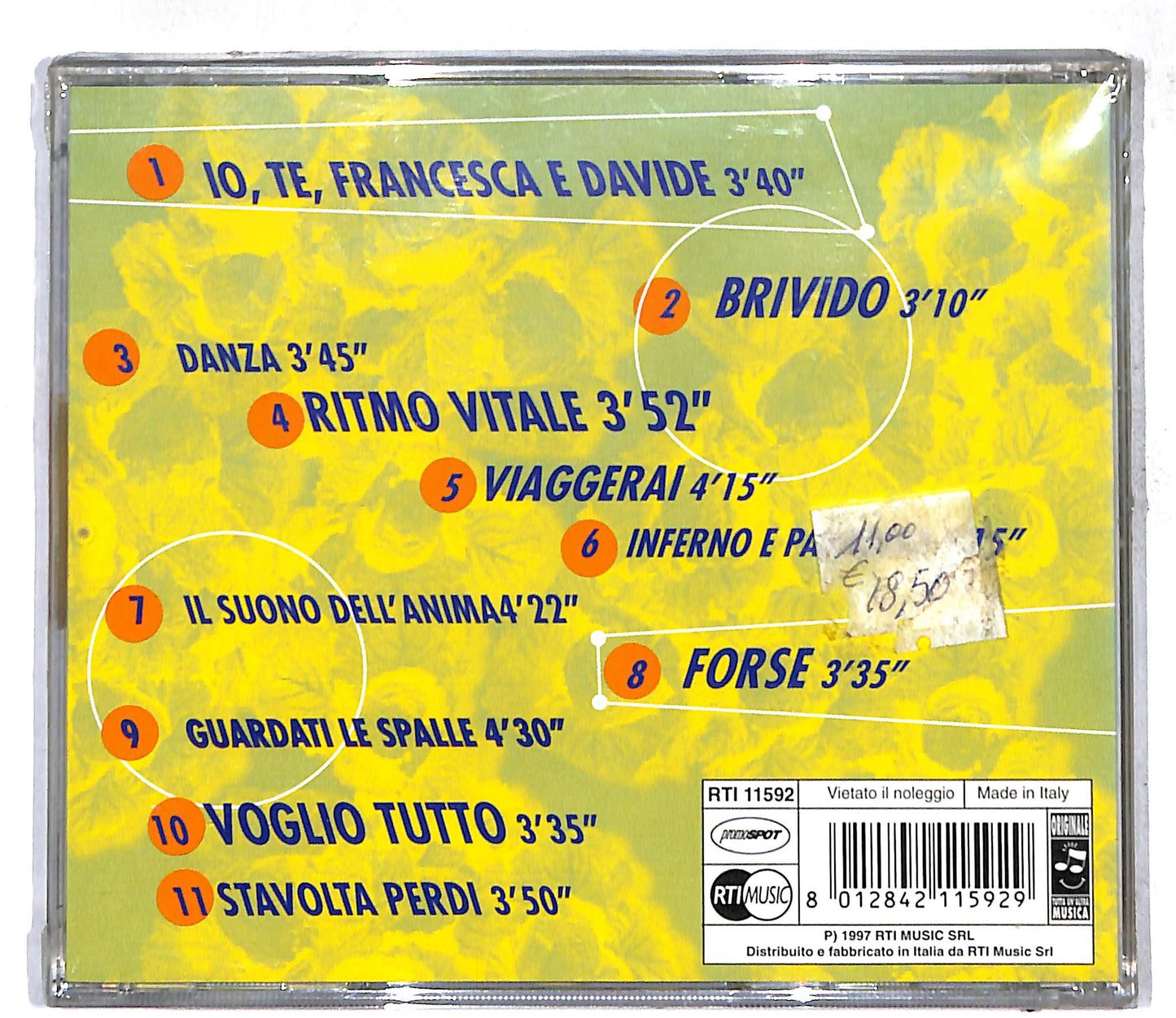 EBOND Ambra - Ritmo Vitale CD CD109717