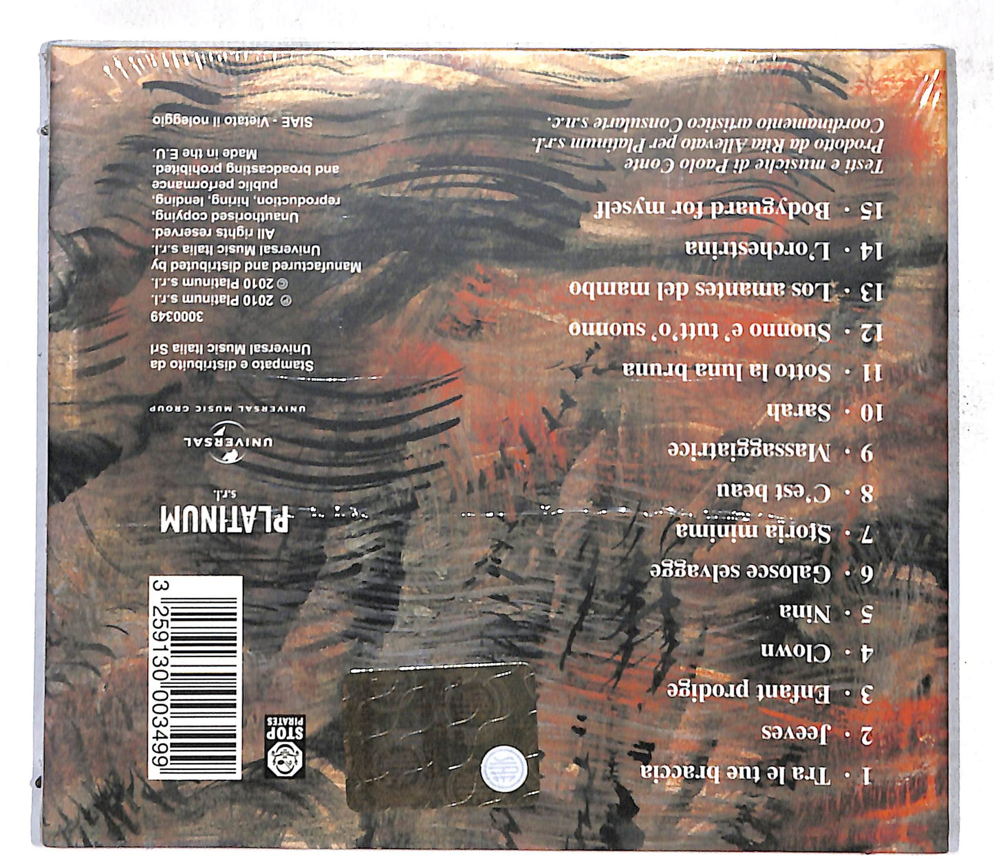 EBOND Paolo Conte - Nelson DIGIPACK CD CD109762