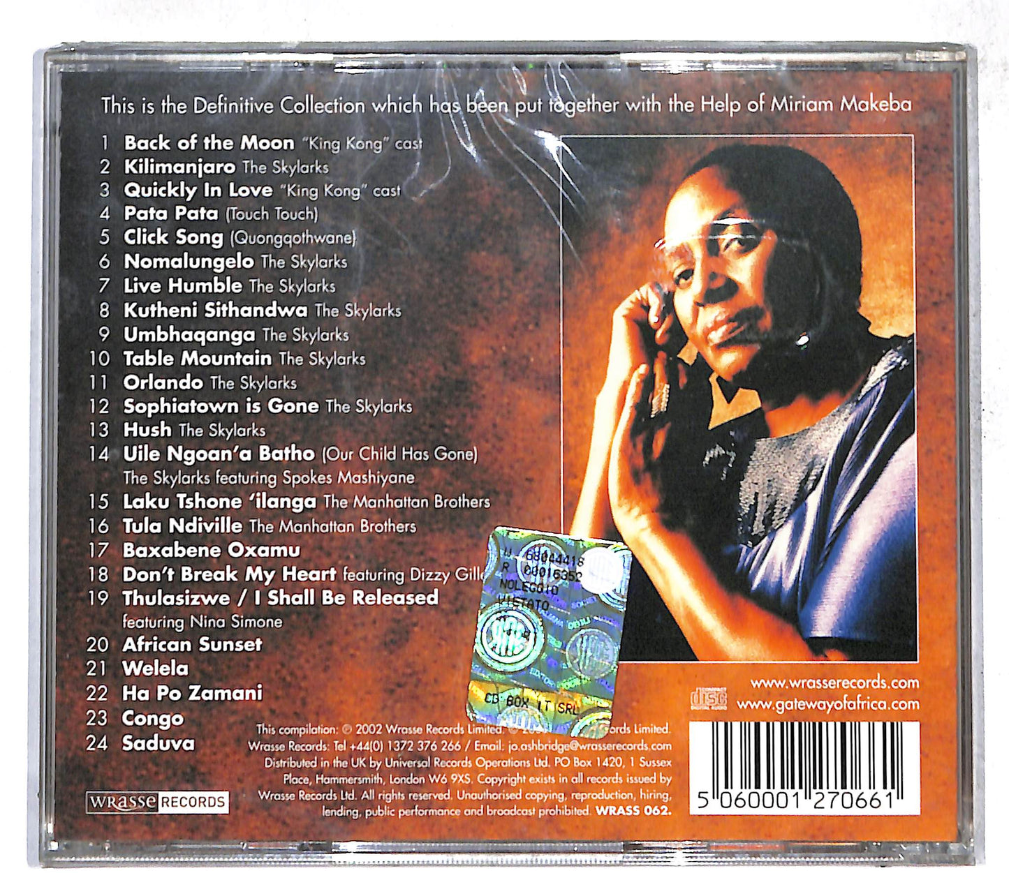 EBOND Miriam Makeba - The Definitive Collection CD CD109815