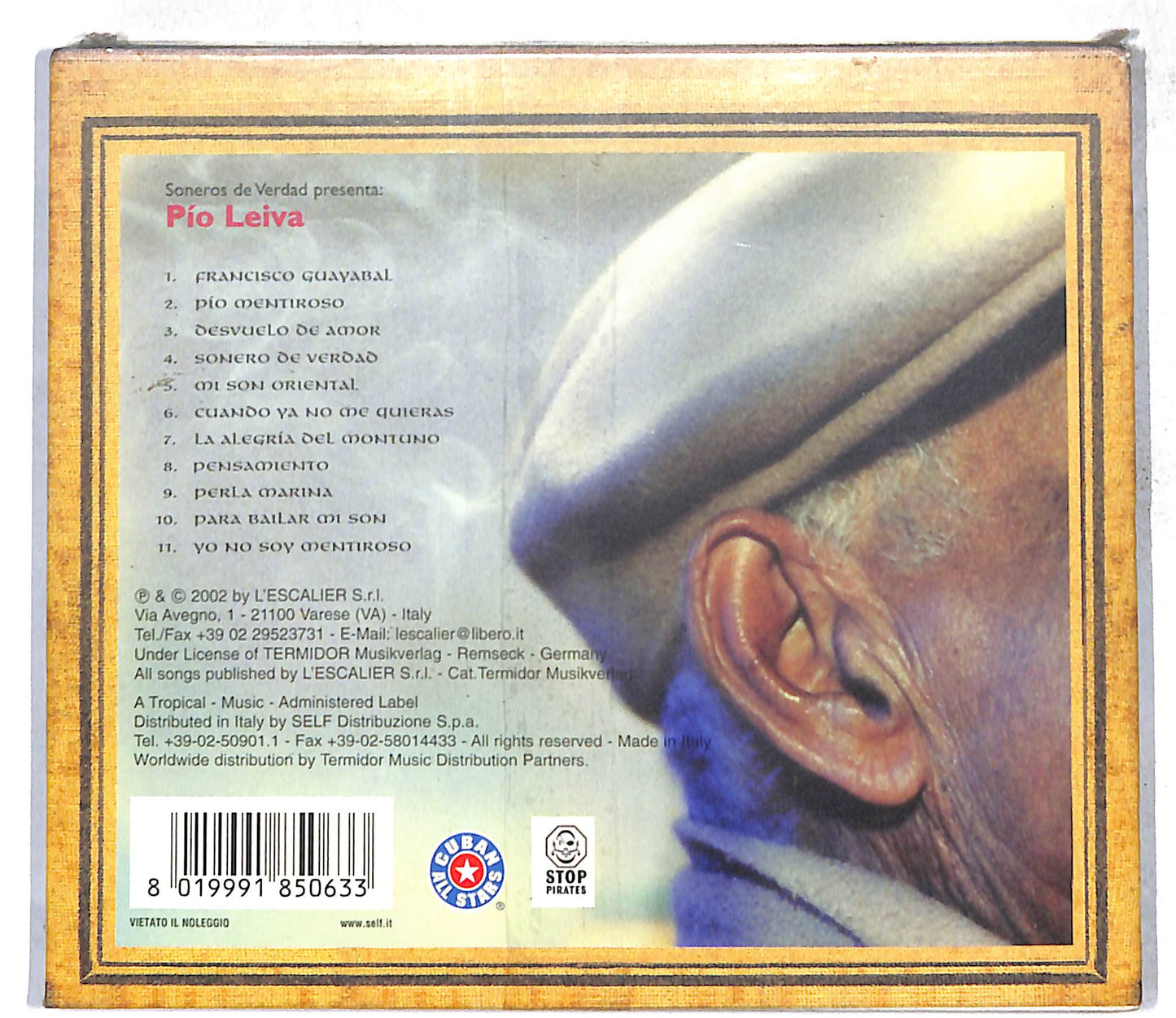 EBOND Pio Leyva - Soneros De Verdad Present Pio Leiva CD CD109817