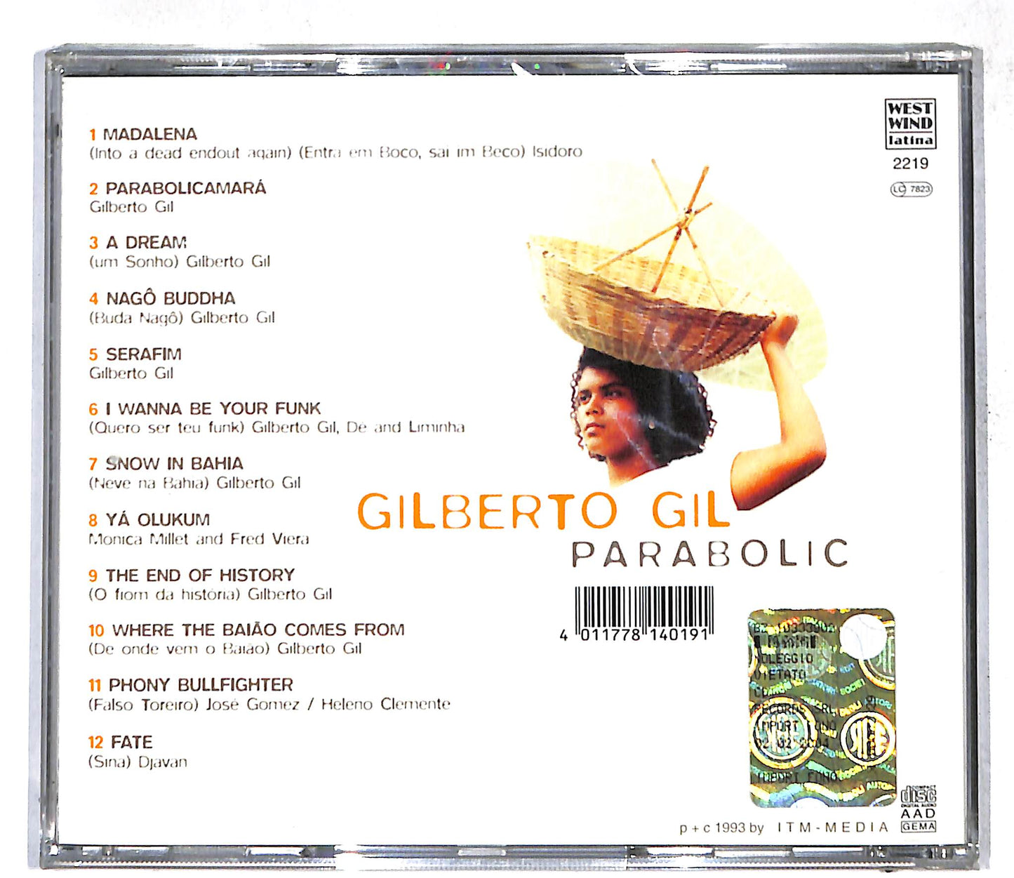 EBOND Gilberto Gil - Parabolic CD CD109819