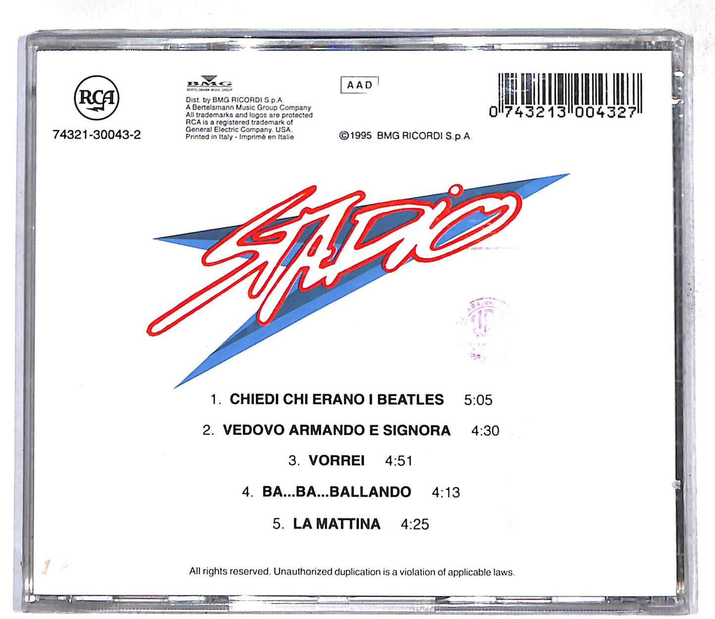 EBOND Stadio - Chiedi Chi Erano I Beatles CD CD109850