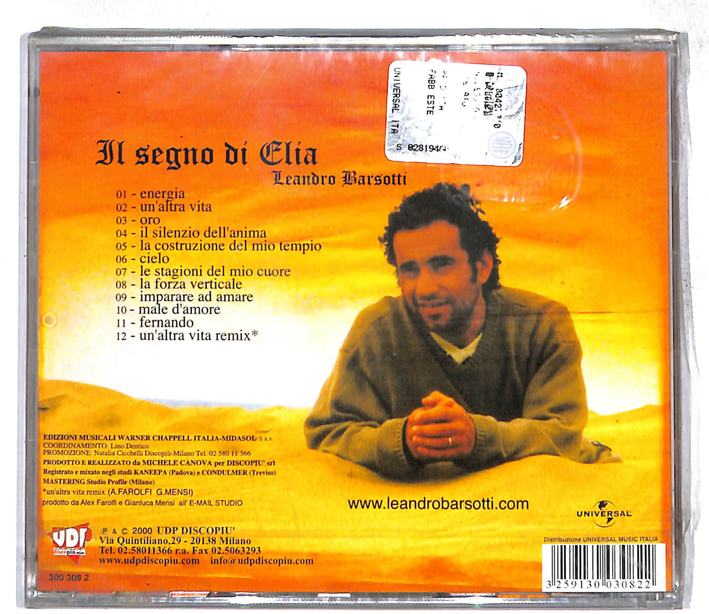 EBOND Leandro Barsotti - Il Segno Di Elia CD CD109858
