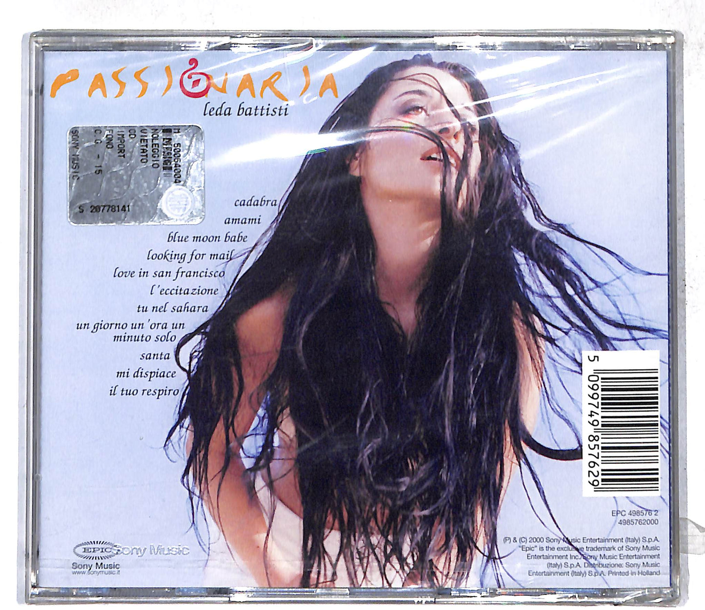EBOND Leda Battisti - Passionaria CD CD109859