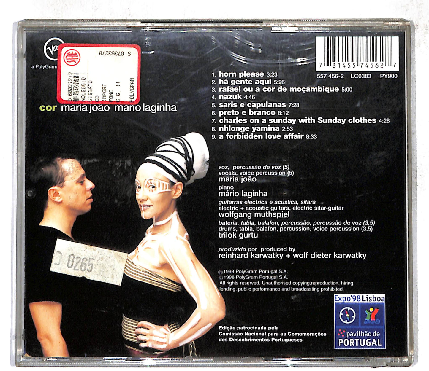 EBOND Maria Joao, Mario Laginha - Cor CD CD109937