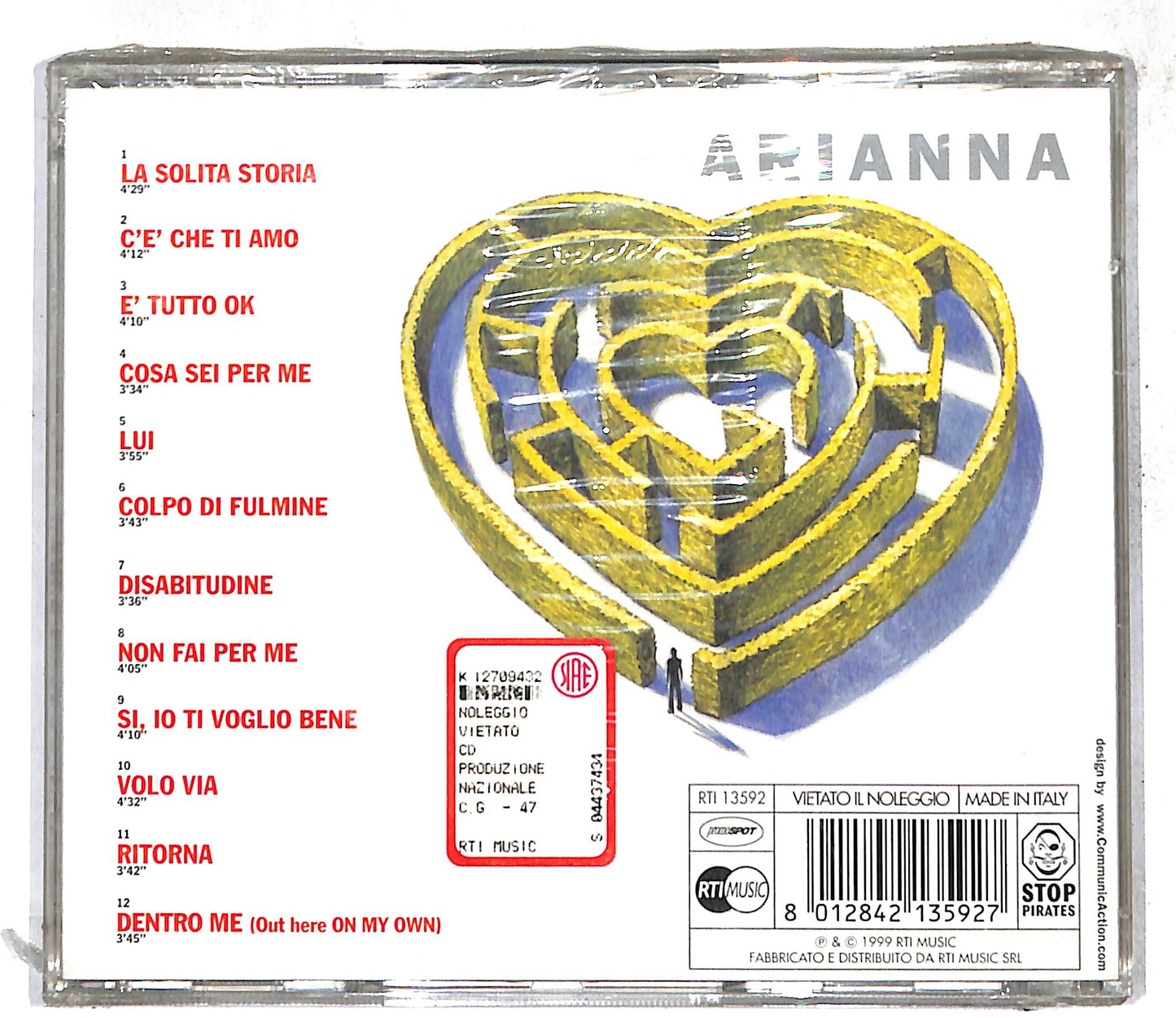 EBOND Arianna - Arianna CD CD109954