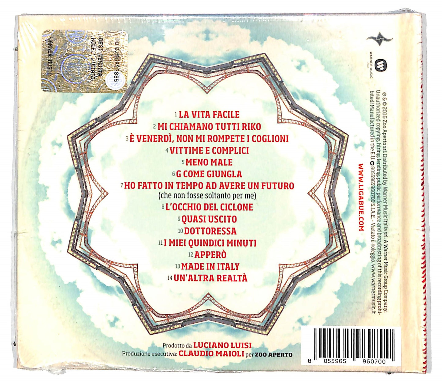 EBOND Ligabue - Made In Italy CD CD110014