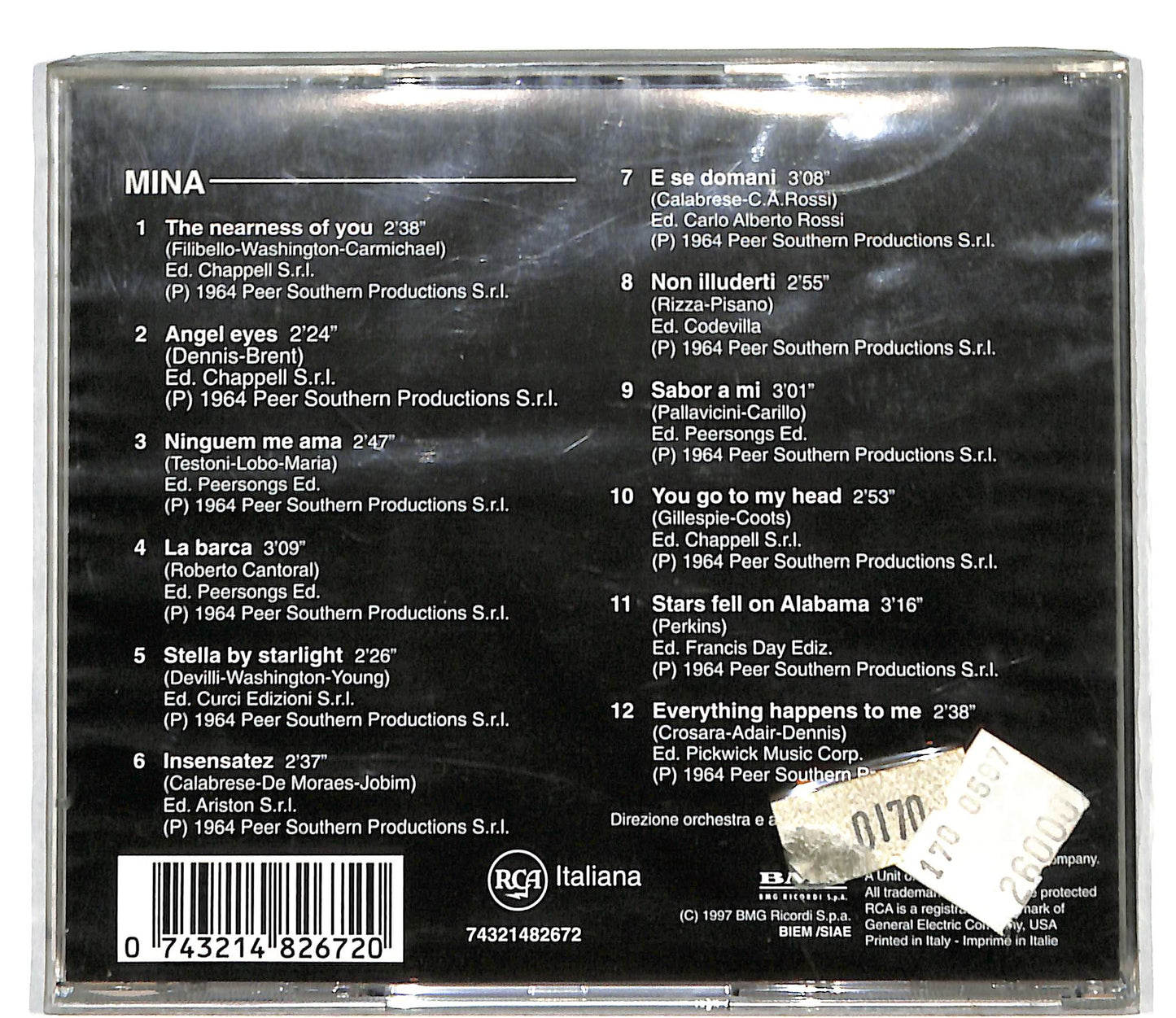 EBOND Mina - Mina CD CD110034