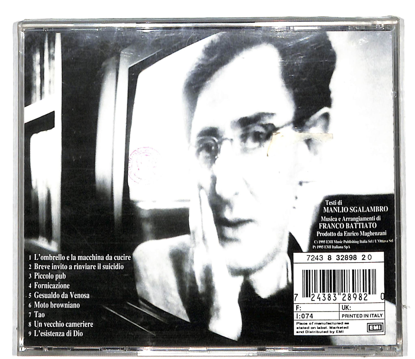 EBOND Battiato - L'Ombrello E La Macchina Da Cucire CD CD110048