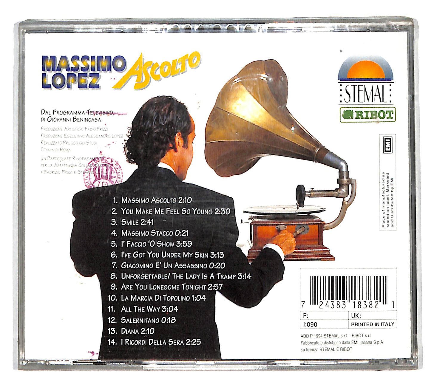 EBOND Massimo Lopez - Massimo Ascolto CD CD110105